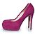 Brian Atwood Maison Margiela, zeppe in pelle marrone - vista 2