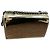 Borsa Alexander McQueen in pelle metallizzata oro con knuckle argento D'oro - vista 5