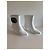 Botines Gucci Interlocking de goma blancos - vista 3
