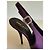 Yves Saint Laurent Yasmeen Décolleté in seta viola 38 - vista 11