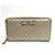 Cartera larga Guccissima en oro de Gucci Dorado