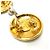 Orecchini rotondi Mademoiselle Vintage di Chanel D'oro - vista 9