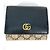 Billetera Compacta Marmont GG Supreme de Gucci Negro Beige