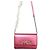 Borsa Jimmy Choo in pelle rosa metallizzata Argento Metallico