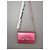 Borsa Jimmy Choo in pelle rosa metallizzata Argento Metallico - vista 3