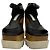 Stella Mc Cartney Sandali con zeppa Elyse in pelle nera di Stella McCartney Nero - vista 2