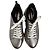 Sneakers platform Prada in pelle argento Metallico - vista 6