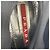 Sneakers platform Prada in pelle argento Metallico - vista 7
