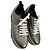 Sneakers platform Prada in pelle argento Metallico - vista 8