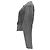 Timeless  Chanel Striped Button-Down Denim Jacket in Black Cotton - view 2