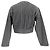 Timeless  Chanel Striped Button-Down Denim Jacket in Black Cotton - view 3