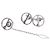 Alfred Dunhill Set di gemelli e spilla per cravatta d Logo Dunhill Set di accessori in metallo Argento