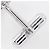 Alfred Dunhill Set di gemelli e spilla per cravatta d Logo Dunhill Set di accessori in metallo Argento - vista 10