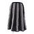 Falda de lana COCOMark de Chanel Castaño Negro Blanco