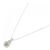 Autre Marque Collana Flower in Diamanti Au750 Argento - vista 2