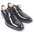Lackleder-Abend Schuhe mit Sternnieten von Jimmy Choo Schwarz - Ansicht 3