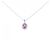Autre Marque Collana in rubini e diamanti Au750 Rosso
