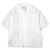 Autre Marque Camicia a colletto aperto Gather in cotone Kolor Bianco
