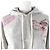 Sudadera Crop de Algodón con Estampado de Viaje Flight Mode Louis Vuitton Gris - vista 4