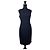 Schwarzes Cut-out-Kleid von Gianni Versace