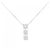 Autre Marque Collana in Au750 con Diamanti Argento