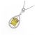 Autre Marque Collana in diamante Sphene Pt900 Pt850 Argento - vista 3