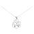 Autre Marque Collana in oro bianco e diamanti Au750 Argento