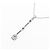 Autre Marque Collana di diamanti K14WG K18WG Argento - vista 4