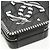 Chanel CC Filigran-Kaviarhaut 2-Wege Schultertasche Schwarz Weiß - Ansicht 5