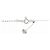 Autre Marque Au750 Kleeblatt-Diamant-Halskette Silber - Ansicht 5