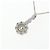 Autre Marque Collana a Fiore in Oro Bianco Au750 e Diamanti Argento - vista 4