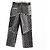 Louis Vuitton Monogram Patchwork Baumwoll-Polyurethan-Jeans Blau