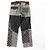 Louis Vuitton Monogram Patchwork Baumwoll-Polyurethan-Jeans Blau - Ansicht 3