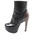 Botines de cuero Monogram Afterglow de Louis Vuitton Castaño Negro - vista 4