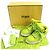 Fendi Baguette Nylon-Leder High-Cut Sneakers mit Tasche Grün Hellgrün - Ansicht 2