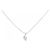 Autre Marque Collana in platino e diamanti Argento