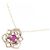 Autre Marque Collana in Rubino K10PG Flower Rosa - vista 3
