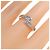 Autre Marque GSTV Platin-Diamantring Silber - Ansicht 5