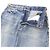 Céline Falda de denim lavado con cadena Celine S195 571Q 08YC Azul - vista 4