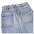 Céline Falda de denim lavado con cadena Celine S195 571Q 08YC Azul - vista 5