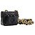 Sac de taille Micro Matelassé en agneau avec chaîne Chanel Noir - vue 3