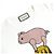 Camiseta de algodón con bordado de cerdo EQUILIBRIUM de Gucci Blanco Multicolor Blanco roto - vista 4