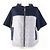 Autre Marque Giacca a maniche corte in metallo, viscosa e poliammide con logo Bark Blu Blu navy