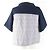 Autre Marque Giacca a maniche corte in metallo, viscosa e poliammide con logo Bark Blu Blu navy - vista 3