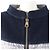 Autre Marque Giacca a maniche corte in metallo, viscosa e poliammide con logo Bark Blu Blu navy - vista 4