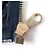 Autre Marque Giacca a maniche corte in metallo, viscosa e poliammide con logo Bark Blu Blu navy - vista 7