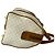 Céline Celine Macadam Trionfo Handtasche aus PVC und Leder Braun Weiß - Ansicht 7