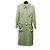 Timeless Vestido de seda 100% Chanel Coco Mark Verde