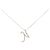Autre Marque Au750 Diamant Anhänger Initial N Halskette Pink