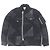 Blusón Sacai Mezcla Sólida de Algodón Nylon Poliéster Negro